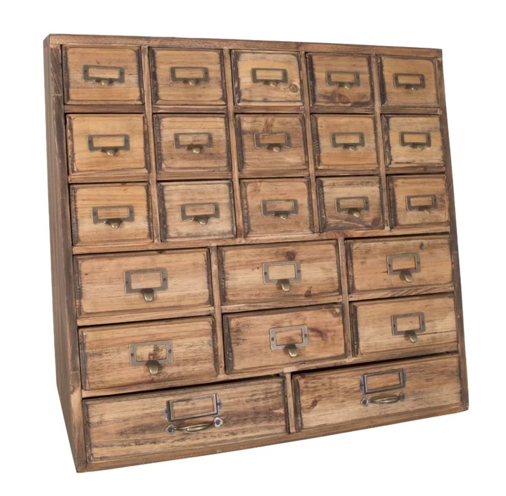 Inspired 23 Drawer Chest Create An Inspired Space Reminiscent Of Open Warehouses And Time-Worn