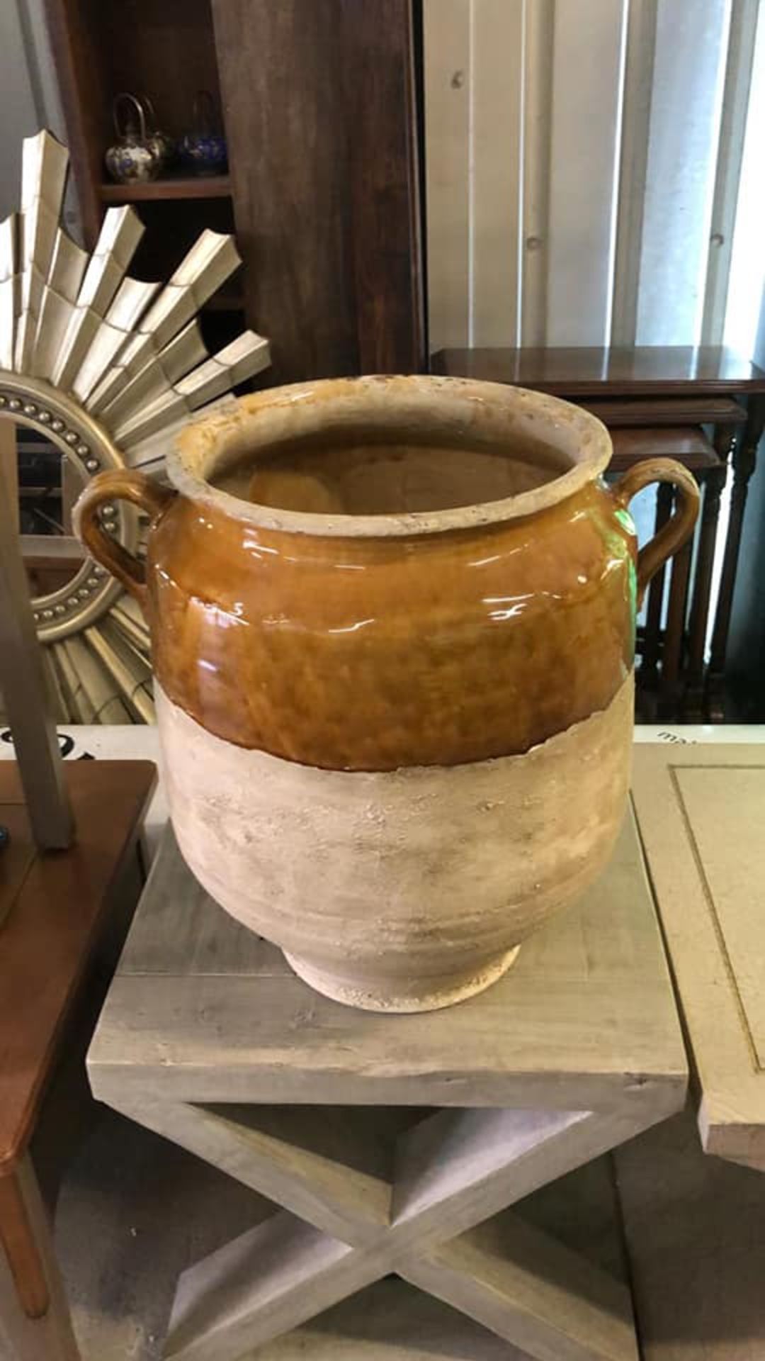 Antique Weathering Jar The Pots Are Handcrafted And Take Up To Six Weeks To Make We Blend Fine