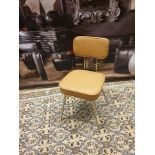 A Pair Of Starbay Leather And Brass Dining Chairs Smart And Sophisticated They're Perfect For Long