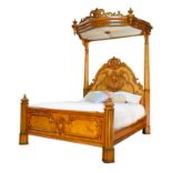 Regal Bed Frame A Real Statement Piece Regal And Resplendent The Carved Bed Frame King Size UK