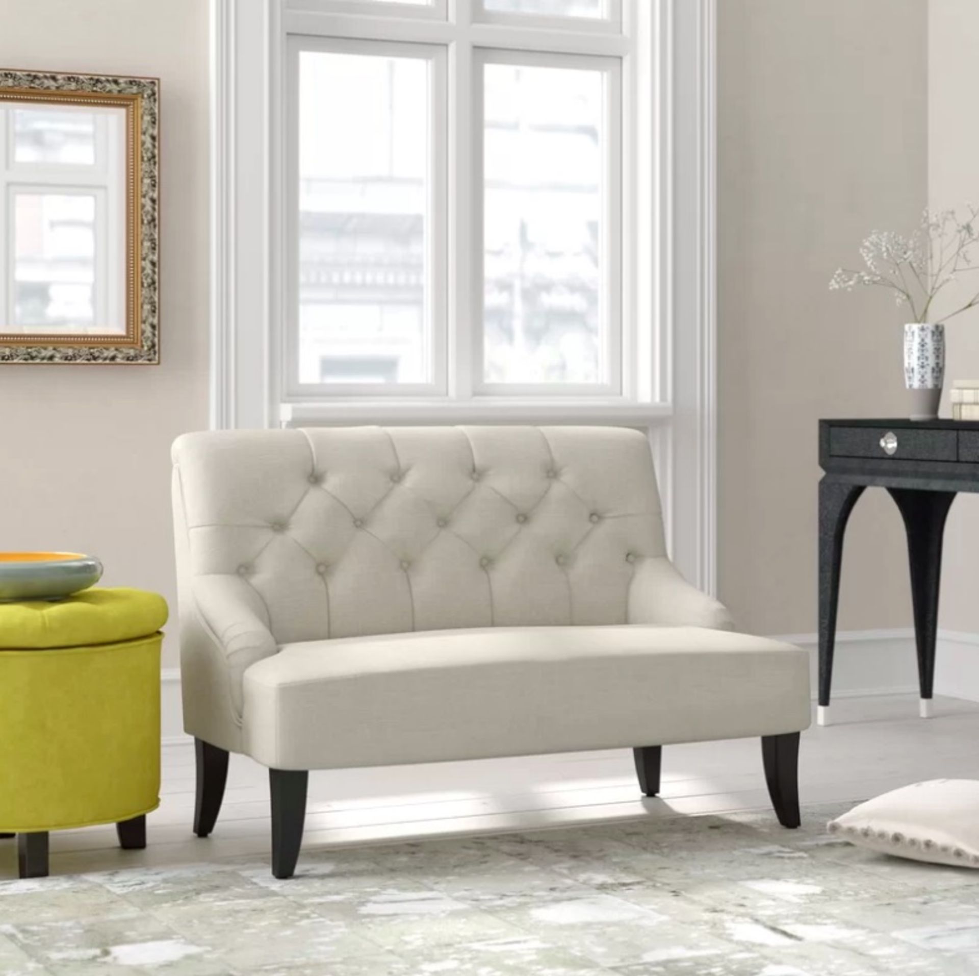 French Loveseat The Loveseat Offers Seating With A Design Derived From French Colonialism. The Curve