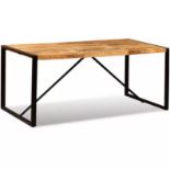 Foundry Dining Table This Striking Dining Table In The Industrial Style Will Make A Distinctive