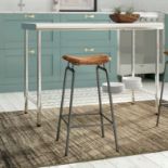 Industrial 65cm Bar Stool Bring A Sense Of Industrial Charm To Your Home With This 65cm Bar Stool