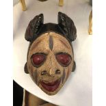 African Wood Caving Mask 33 x 20 x 25cm