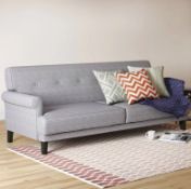 Scooped 3 Seater Sofa Bed A Classic Design Which Combines Contemporary Simplicity With Traditional