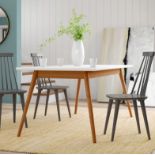 Scandia Dining Table The Dining Table Offers Typical Simplistic Scandinavian Style And Design With