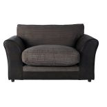 Manhattan Upholstered Over Sized Armchair Charcoal Upholstered sofa is perfect for sinking into.