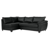 Black Left Hand Facing Corner Sofa / Sofabed This left-hand corner sofa bed is a seating and