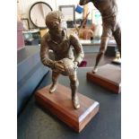 Bronzed Resin Sport Man RS-08 Objets d'Art Decorative Accessories Carton 26 x 20 x 35cm MSRP £157