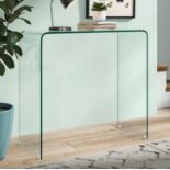 Glass Console Table They Say That You Don't Have To Have The Loudest Voice At The Party In Order
