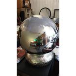 Jet Stainless Steel Globe By Timothy Oulton Diameter.50cm RRP £1200