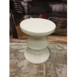 Pols Patten White Side Table 36 X 46cm