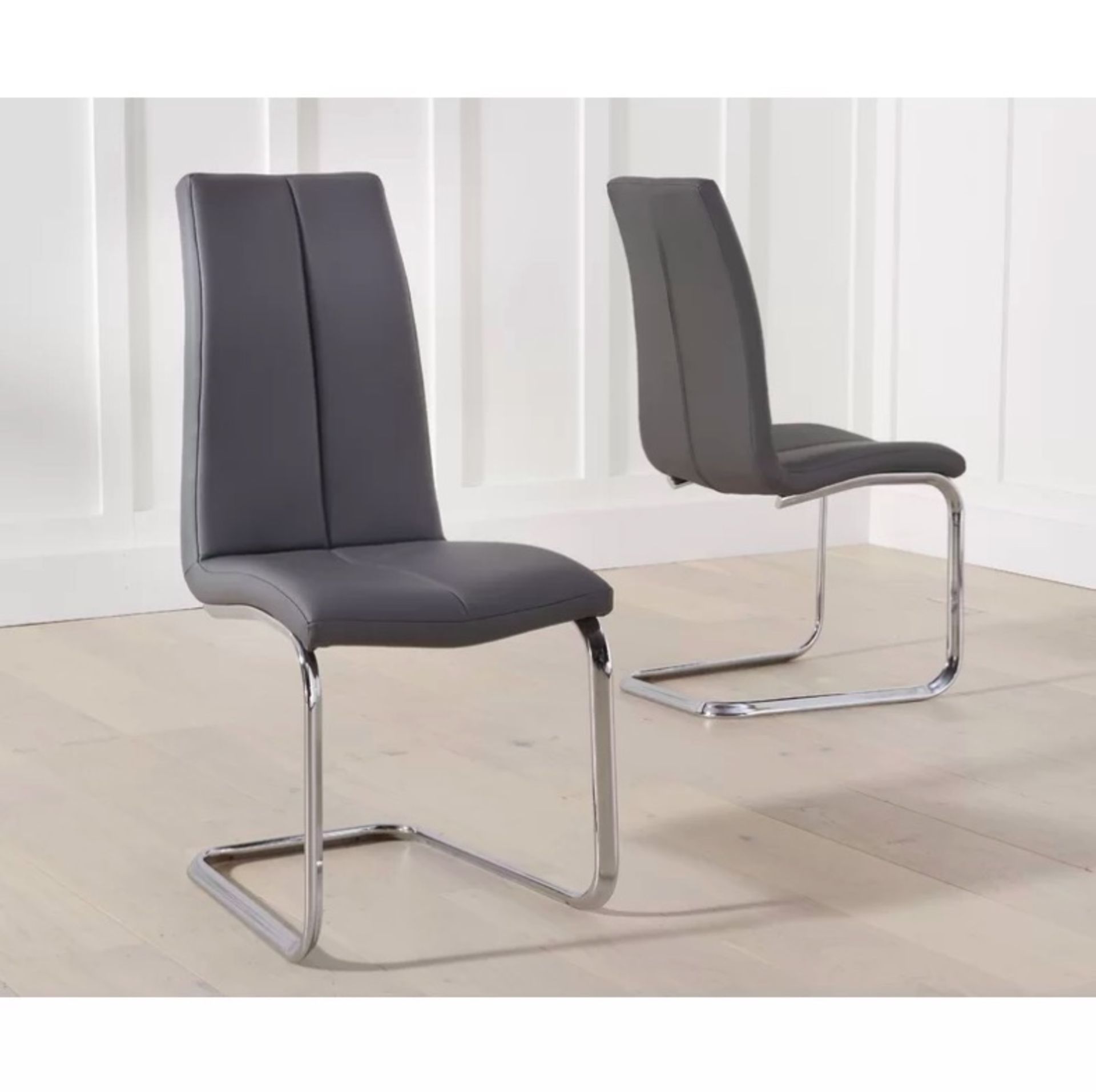 Cesar Dining Chair Set of 2 The Cesar Upholstered Dining Chair creates an impression in any interior