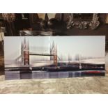 Tower Bridge Framed Wall Print In Perspecs Cover 168 X 70cm