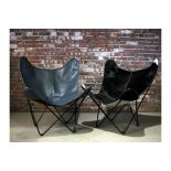 Hardoy Chair Genuine Hide A Stylish Chair Featuring A Metal Tubular