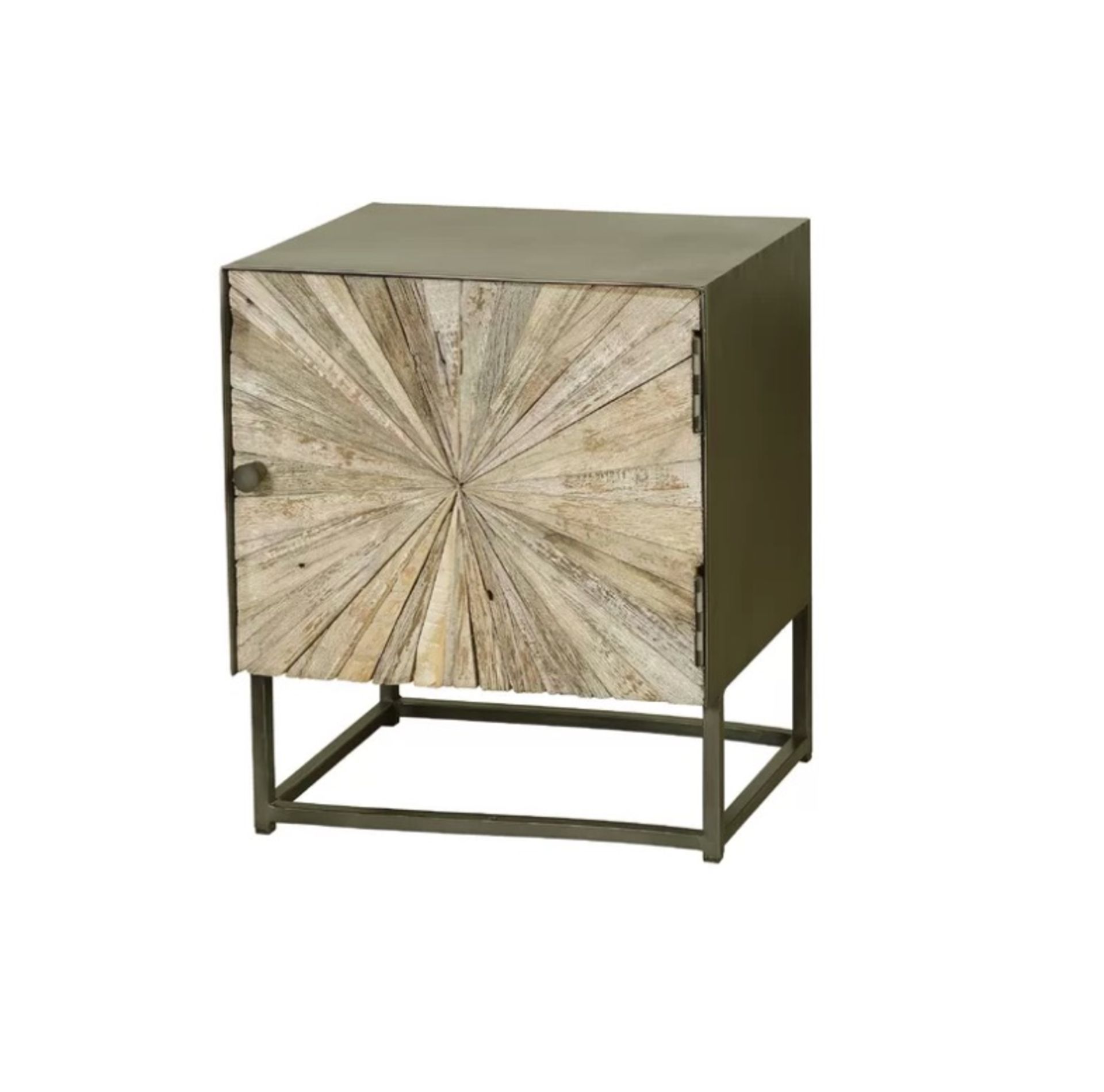 Tonal Bedside Table Bedside Cabinet Single Door Beautiful Tonal Woods In White Washed And Grey Metal