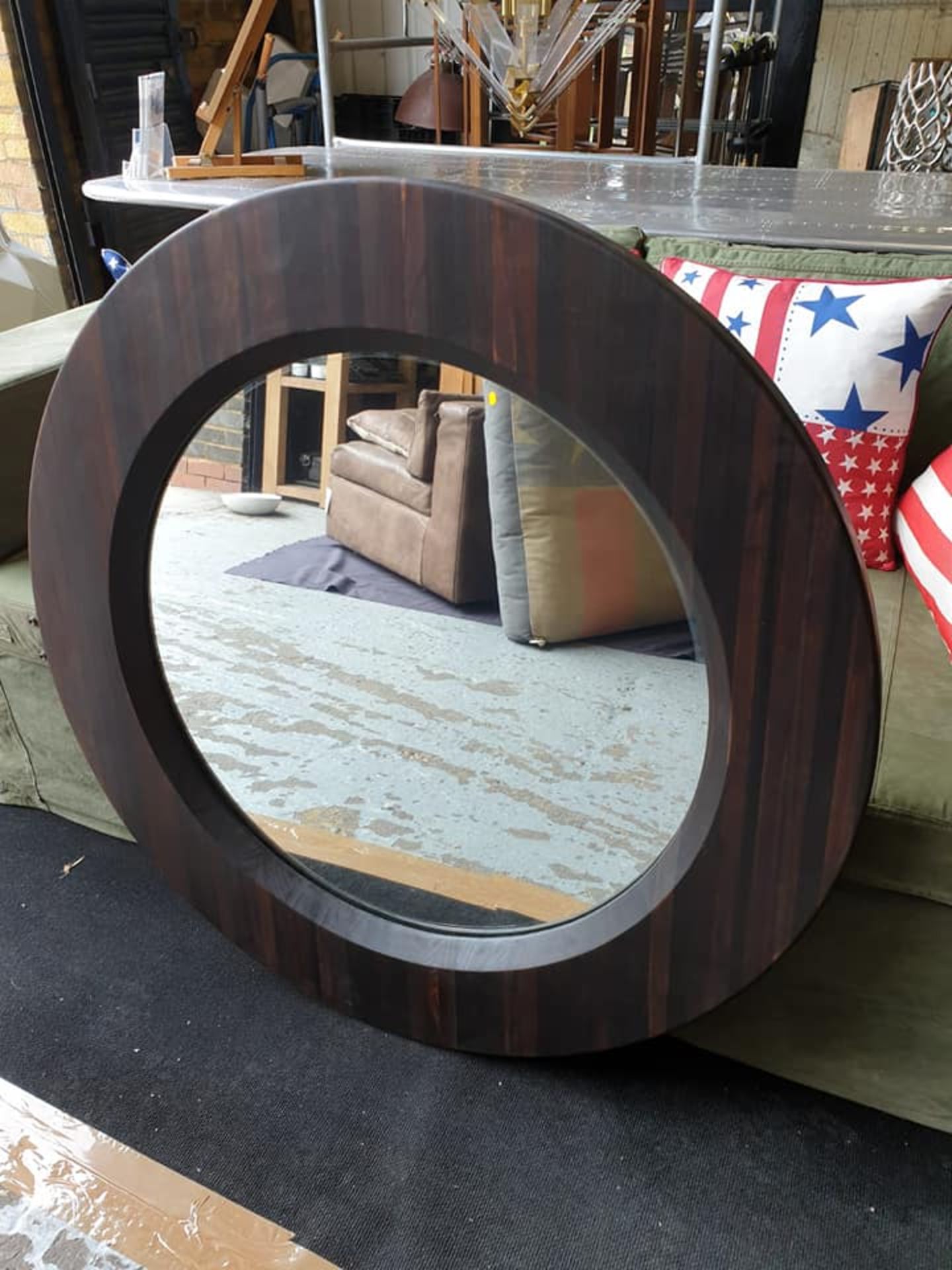 Dark Round Wall Mirror The Dark Collection Is A Truly Stunning Range Of Contemporary Furniture