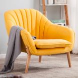 Curved Armchair This Armchair is a highly-comfortable seating option with its curved design - the