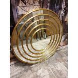 Gilded Wall Accent Mirror 120cm