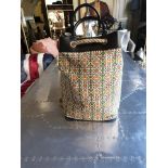 Mark Giusti Mosaic Beach Bag Palatina Black Leather Beach Bag Mosaics Celebration Rrp £345.00 The
