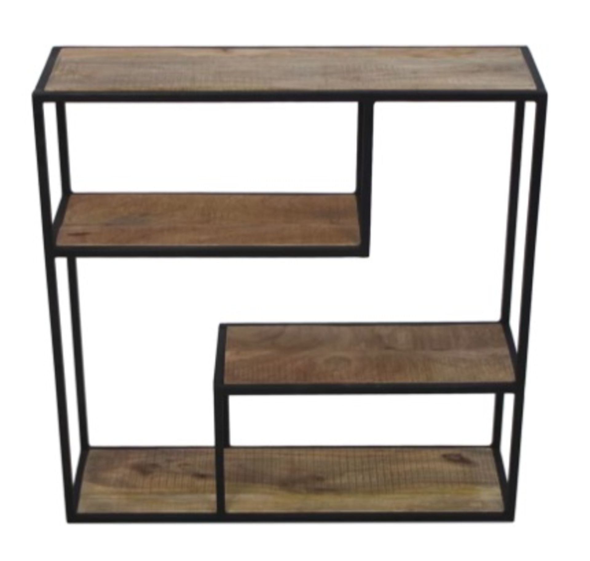 Foundry Bookcase The Bookcase Has Three Mango Wooden Shelves Where You Can Put Various Home