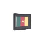 Flag Shadow Box Cameroon A Visually Compelling Addition To Any Room With A Bold Graphic Print