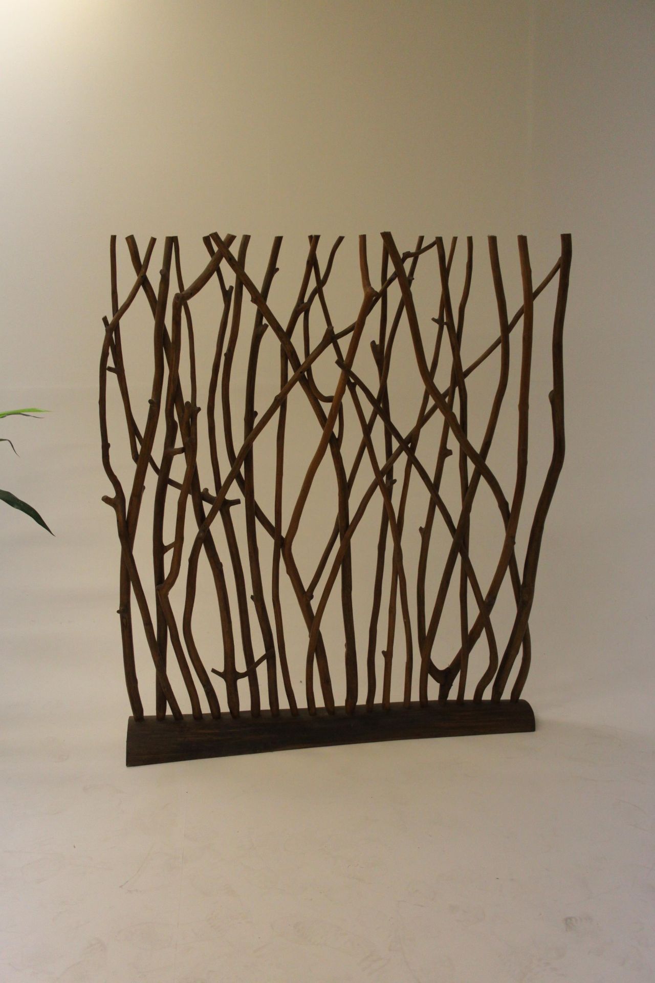 Twig Screen Panel Freestanding Privacy Or Divider Panel Bring A Little Nature To The Living Space ( - Image 3 of 3