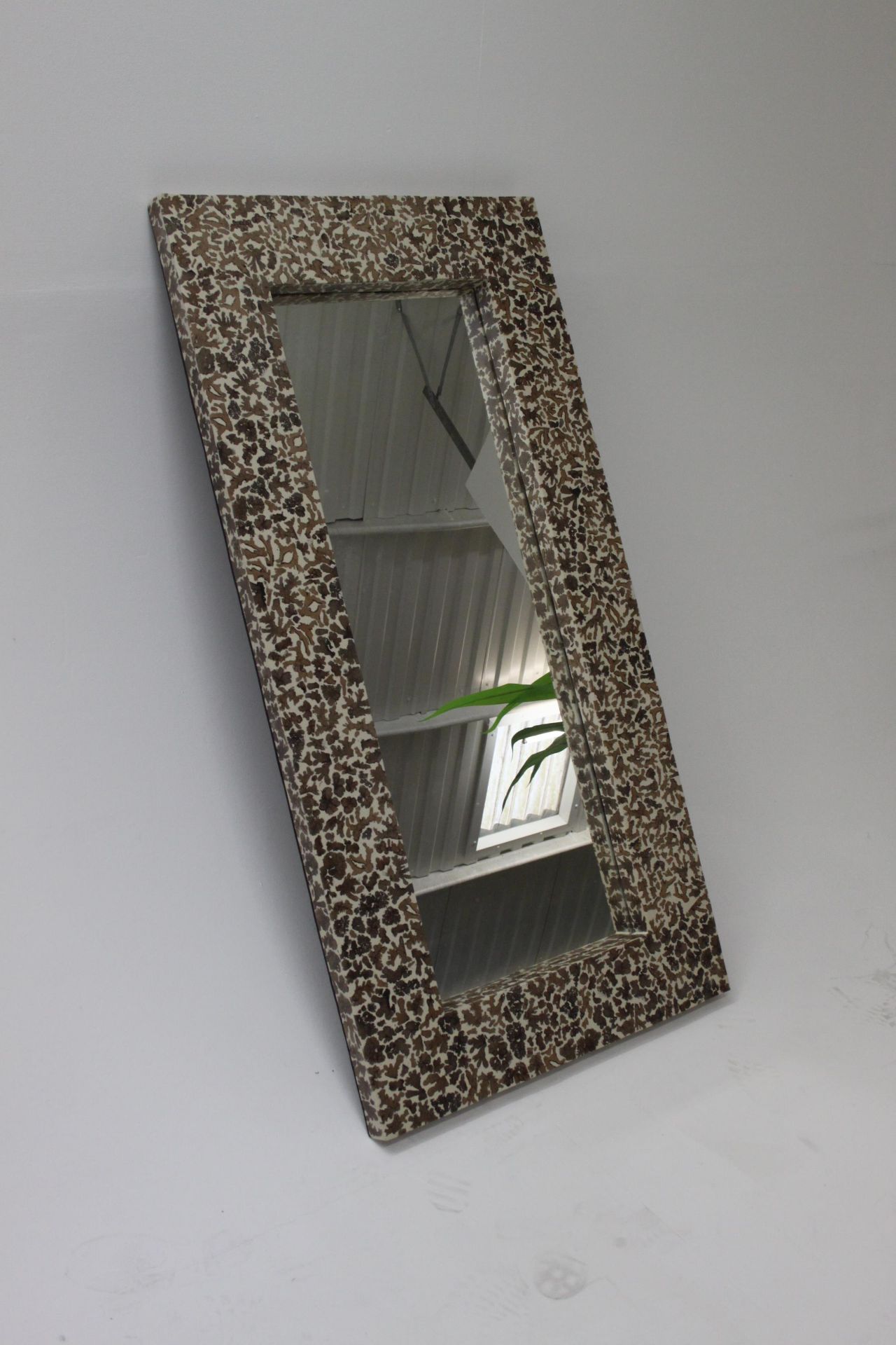 Full Length Resin Mirror Snakewood Motif Snakewood Gets Its Name From The Snake Like Markings It - Image 2 of 3