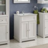 Royale 600mm Free-standing Vanity UnitSolid vanity unit in white with classic lines. It is perfect