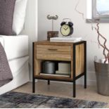 A pair of Chic single drawer bedside tables Our bedroom range is perfect for adding a hint of