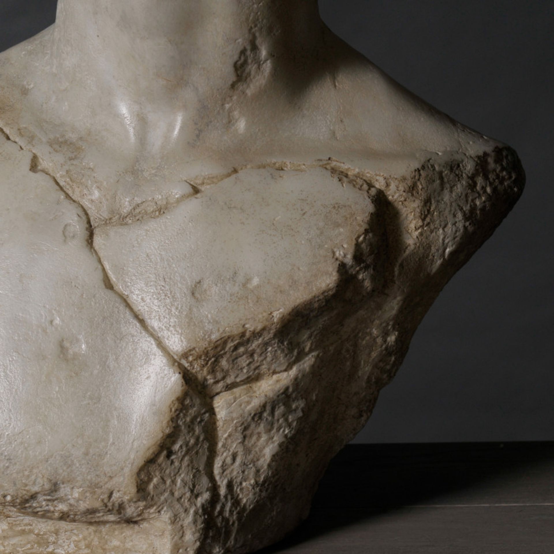 Augustus Emperor - Roman Louvre Composite Sculpture In The Likeness Of Augustus, Fragment Of The - Image 4 of 4