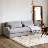 Panama 3 Seater Sofa The Panama Is Shabby Chic Inspired Sofa Featuring Bench Seat Cushions, Mid-