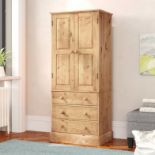 Classic 2 Door Wardrobe Beautiful And Classic Addition To Any Bedroom, This Two Door Three Drawer