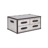 Sherborne Coffee Table A Contemporary Take On Classic Steamer Trunk Finished In Stunning Brushed