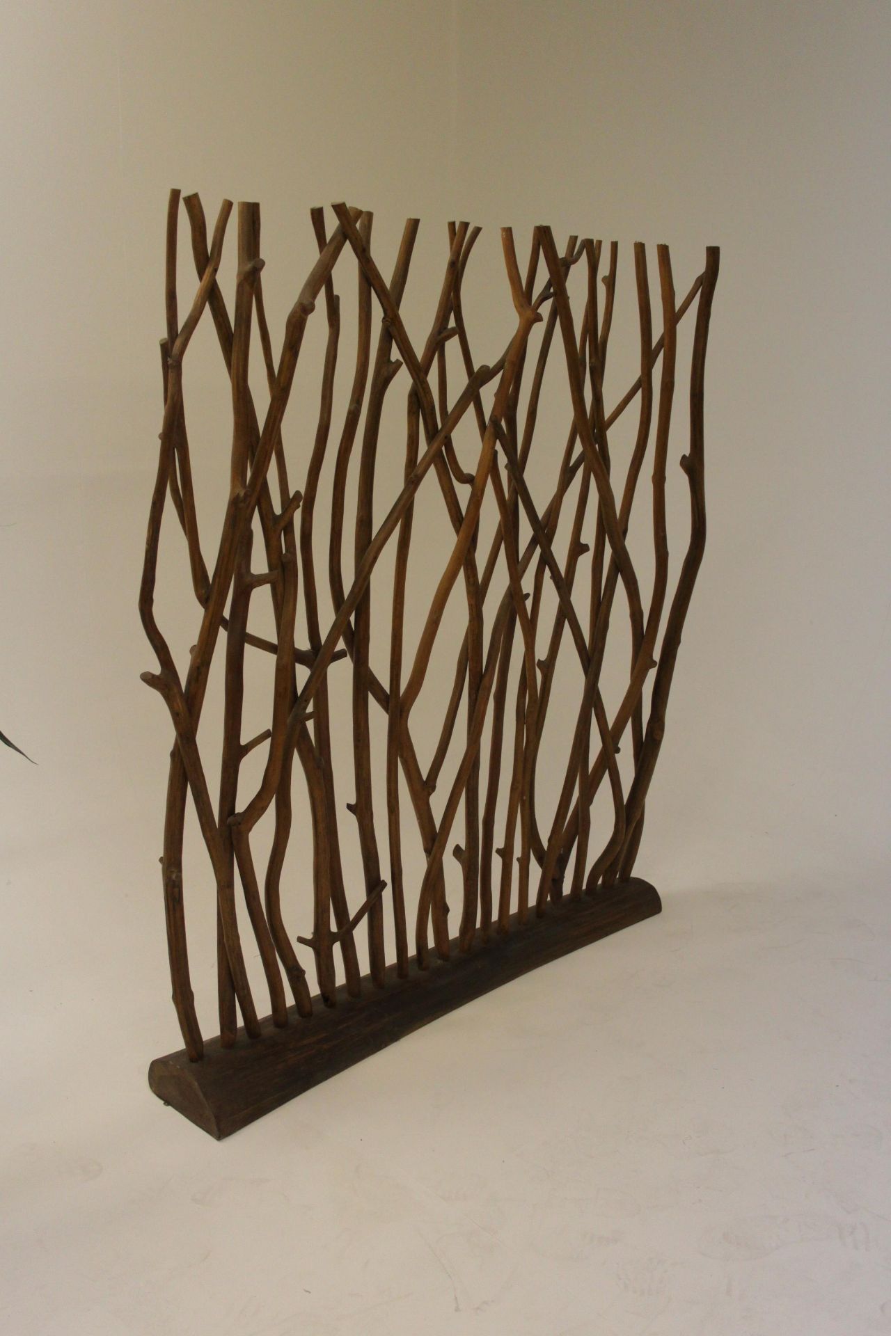 Twig Screen Panel Freestanding Privacy Or Divider Panel Bring A Little Nature To The Living Space ( - Image 2 of 3