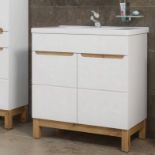 Jaipur 800mm Free-standing Vanity UnitThis vanity unit is a perfect complement to any bathroom