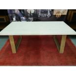 Valencia Dining Table Bring The Beauty Of Contemporary Scandinavian Design To Your Home In Pale