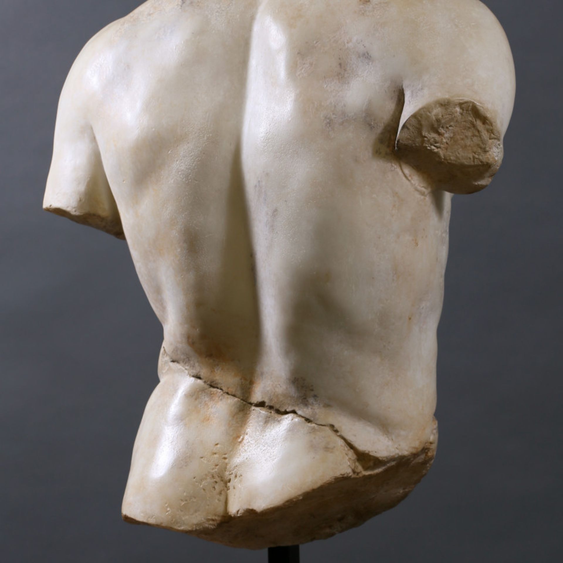 "Discophorus" Torso This Partial Torso Of A Discus Thrower Reproduces A Fragment Of The Original - Image 5 of 6