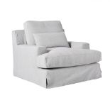 Panama Armchair The Panama Is Shabby Chic Inspired Sofa Featuring Bench Seat Cushions, Mid-Height