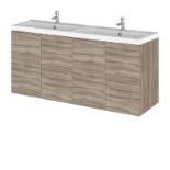 Nordic 1205mm Wall Mount Vanity UnitThe striking effect of this Combinations 1205mm Wall Mount