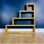 Rustic Bookcase Tired Bookcase / Display Being Handmade, Each Solid Wooden Bookcase Is Truly