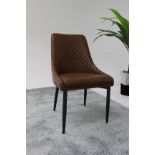 Aston Dining Chair In Tan A Chair That Envelopes You Inviting You In To Experience Its Innate