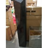 Michael Yeung Eclipse Single Unit Cupboard Finished In Carbon Fiber & Exo Carbonite Drawing