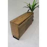 Richmond Live Edge Sideboard Made From Acacia Wood With A Live Edge Wood Top Natural Wood Grain Is