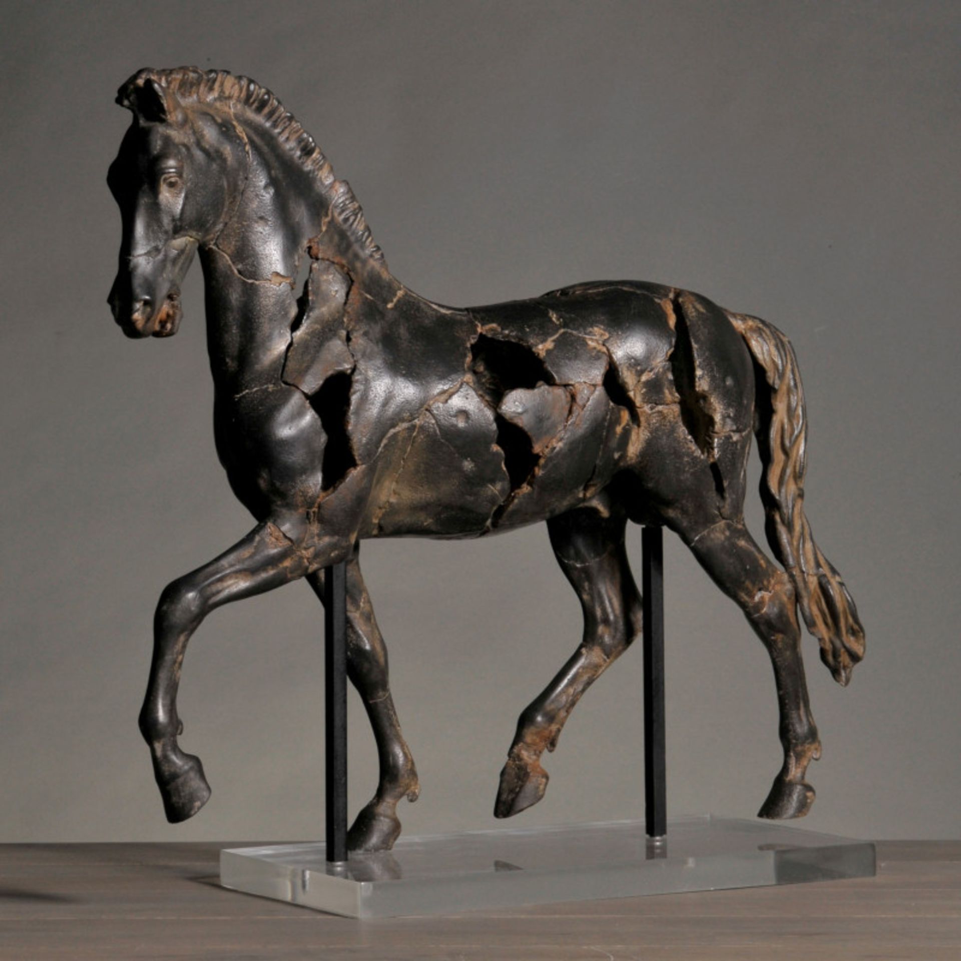 Sculpture Composite Monti Horse In Every Period, The Equestrian Statue Has Been A Special Area In - Image 3 of 4