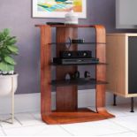 Sleek Hi-Fi Stand Sleek And Smart Innovative Design Mixing Traditional Wood With Modern Contemporary