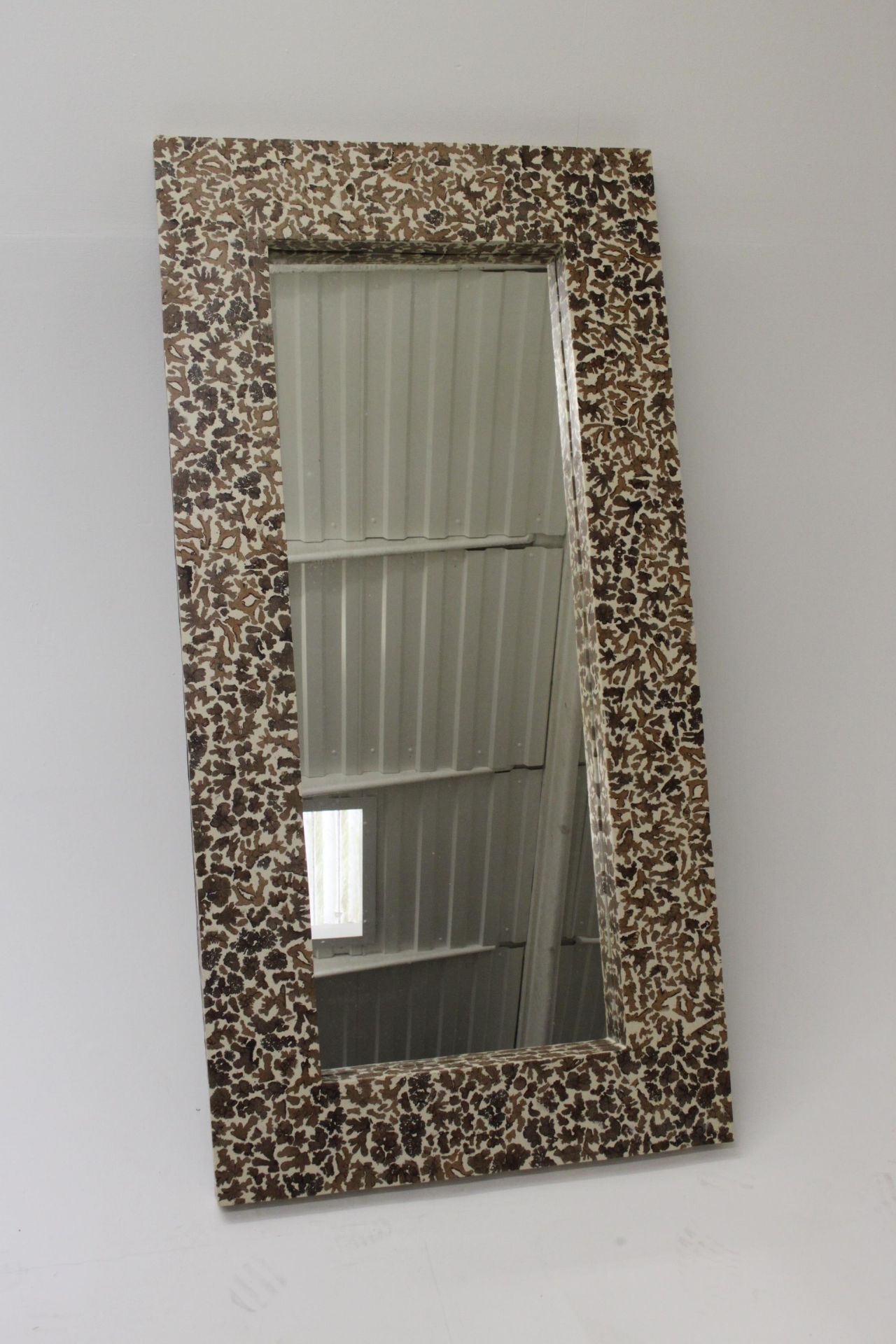 Full Length Resin Mirror Snakewood Motif Snakewood Gets Its Name From The Snake Like Markings It - Image 3 of 3