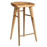 A pair of 76cm Bar Stool 2 X Stools Supplied Solid Oak 76cm Stools Inspired By Nature Herself 76cm H