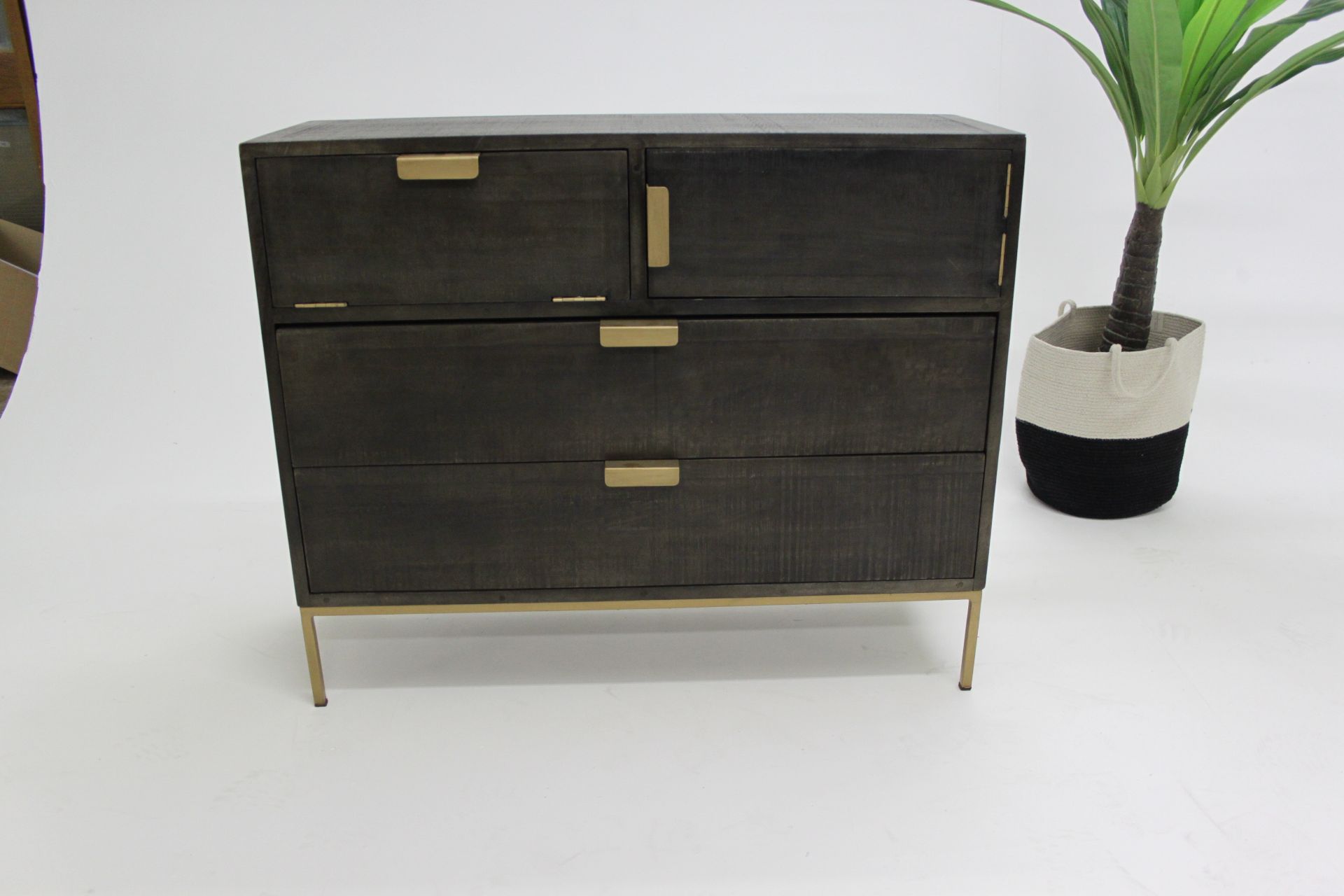 Gatsby Chest Black And Gold Add Some Sophistication To Your Home With The Gatsby Chest Its Art - Image 2 of 3