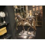 Sculpture Composite Monti Horse In Every Period, The Equestrian Statue Has Been A Special Area In